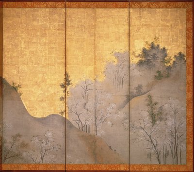 Paesaggio primaverile (dettaglio) da Linkoku